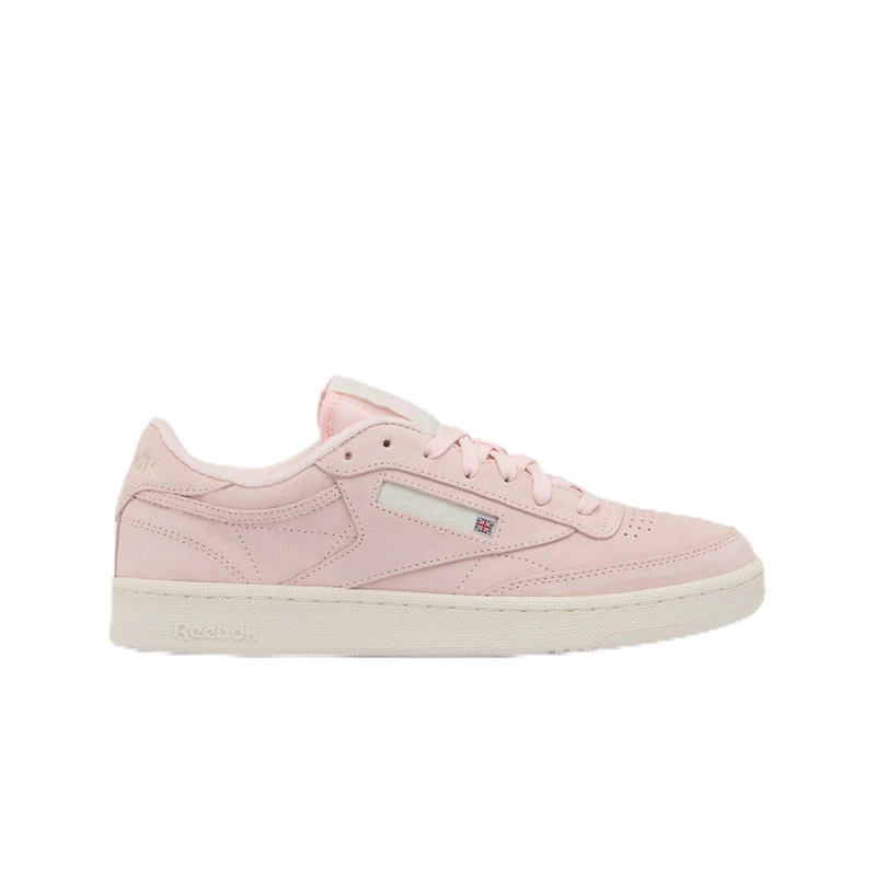 Reebok Unisex Club C 85 Trainers, Chalk/Pure Pink/Alabaster, 41 EU