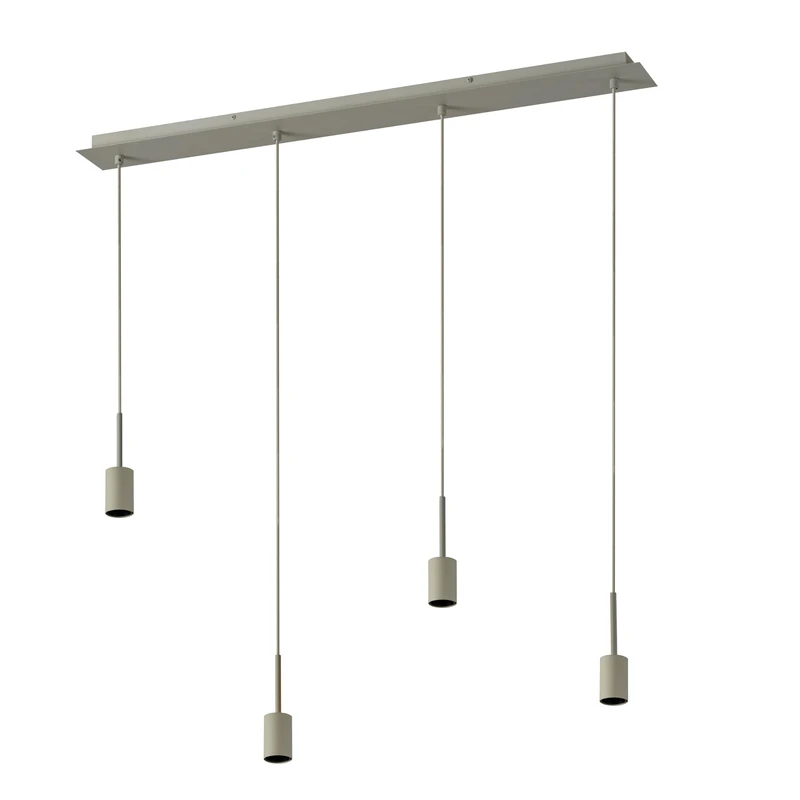 OSRAM Decor Pendant Light Needle Linear 4xE27, Beige, Steel, Decorative Bulb Compatible, IP20