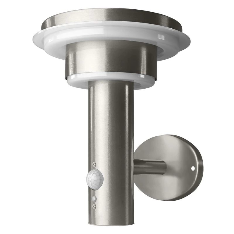 OSRAM Endura Style Solar LED Outdoor Wall Light Black, Motion & Light Sensor, 3 Modes, IP44, Modern Design for Garden & Patio