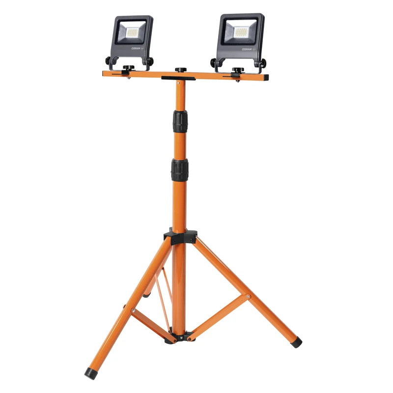 OSRAM LED Work Light Tripod 2x20W 840, 4000K Cool White, 3400 lm, IP65, Height Adjustable 1.8m, 360°