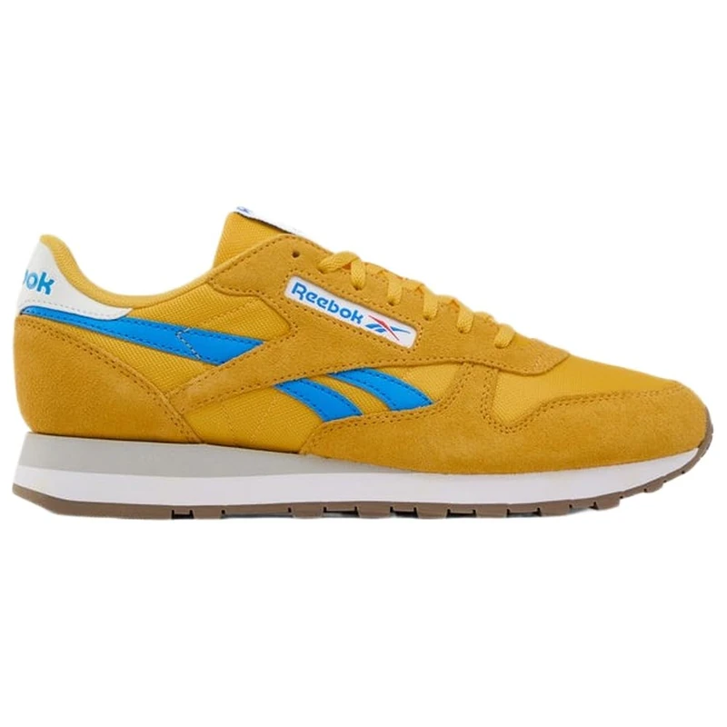 Reebok Unisex Classic Leather Trainers, FTWR White/Grey 1/Athletic Blue, 39 EU