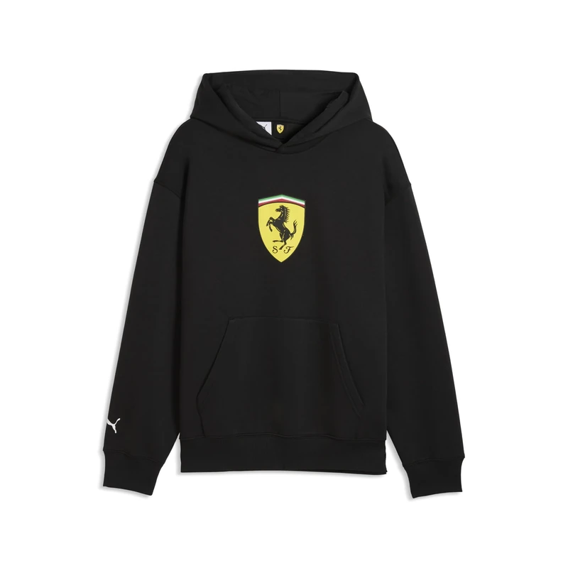 PUMA Ferrari Shield Hoodie, PUMA Black, S