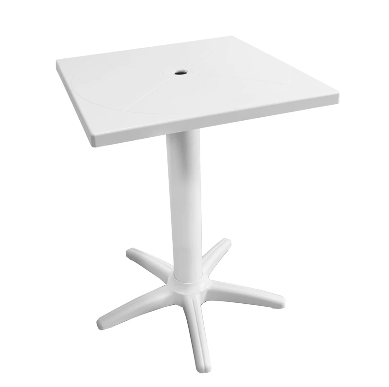 GIO'STYLE Giove Garden Table | White | 60 x 60 cm | Polypropylene | Made in Italy