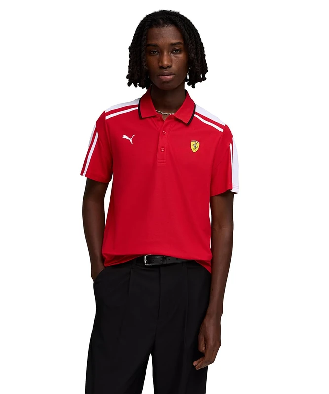 PUMA Ferrari MT7 Polo, Rosso Corsa, M - Image 1