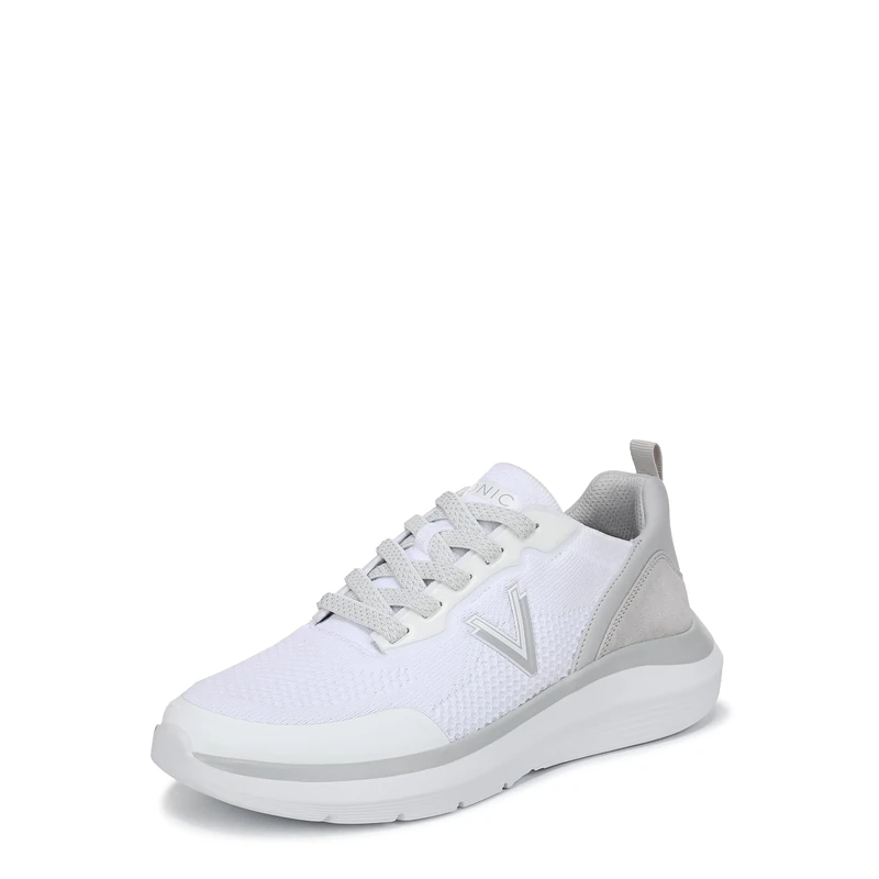Vionic Women's Hayward Slip-On Trainers, White, Wide Fit, UK 5