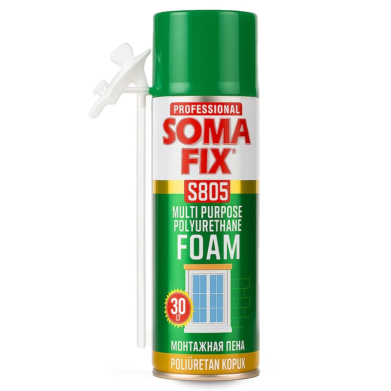 Expanding Foam - Multipurpose Polyurethane Foam Filler for Doors, Pipes, Frames, Windows, Cracks & Holes + All Weather (500ML)