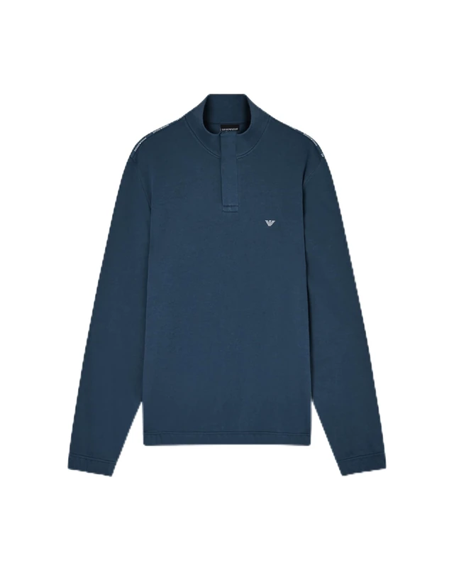 Emporio Armani Men's TERRY SWEATSHIRT Blue L