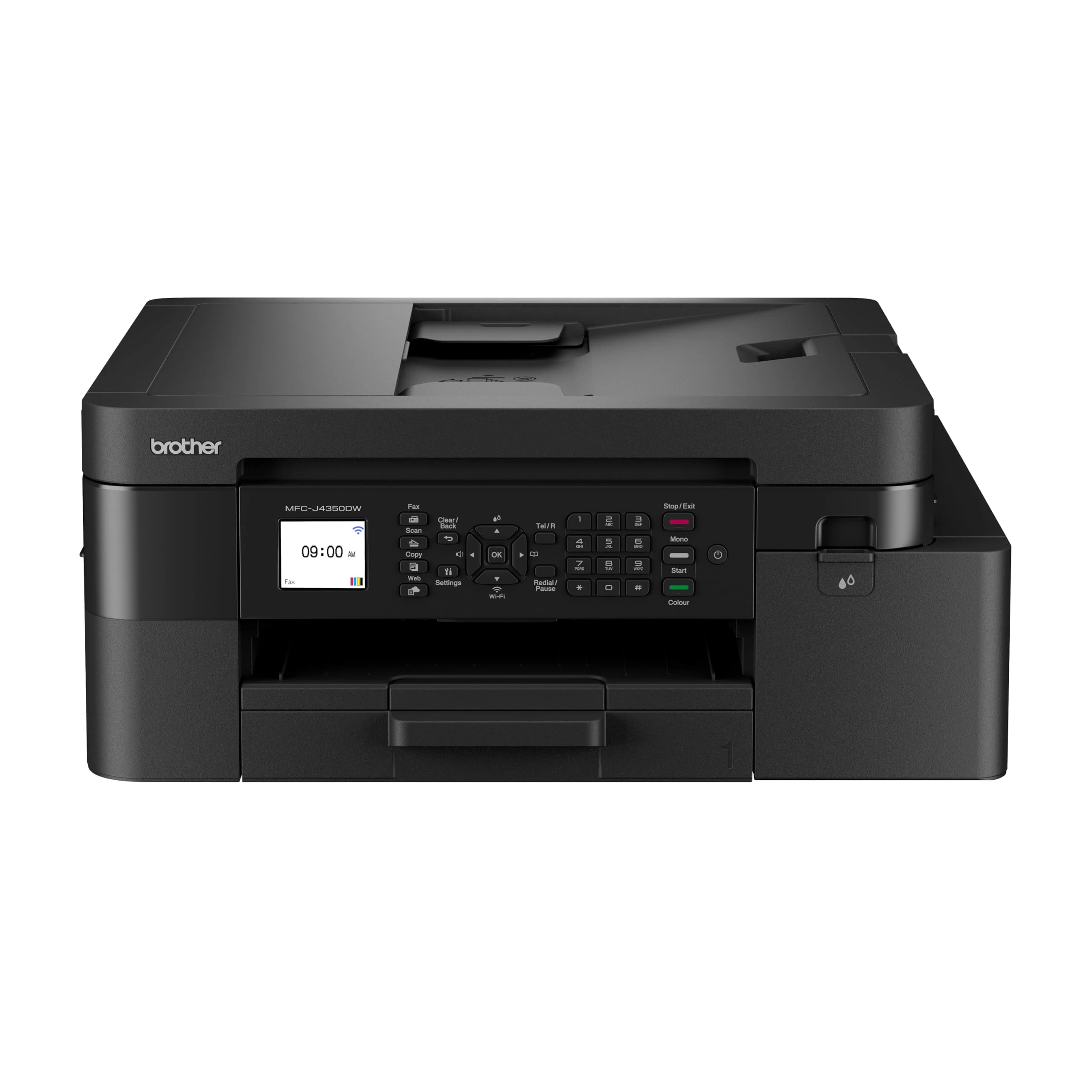 Brother MFC-J4350DW Wireless, A4 Inkjet Printer | all-in-one (Print/Copy/Scan) | Wi-Fi/USB 2.0 | A4 |2-Sided Print | Photos | Inks Included | UK Plug