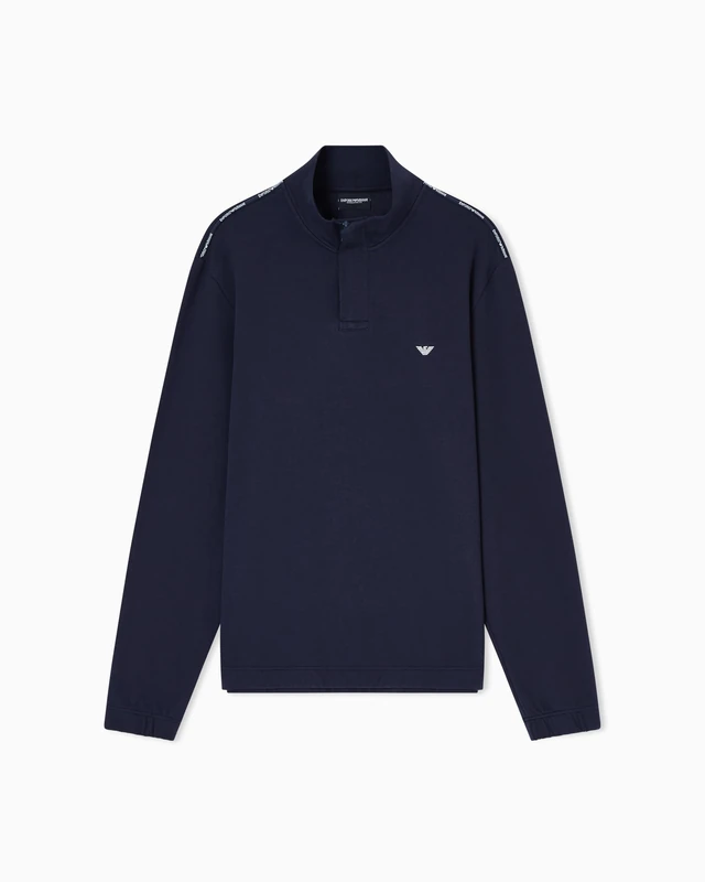 Emporio Armani Men's TERRY SWEATSHIRT Blue S