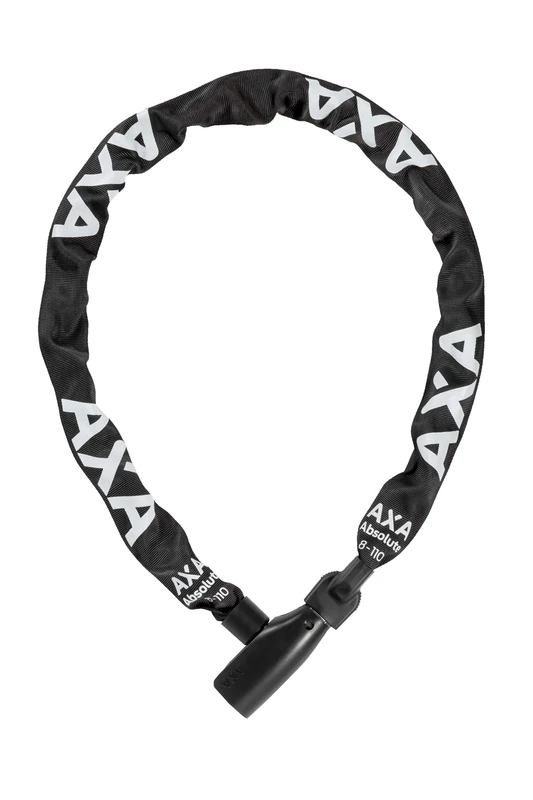 AXA 59081195KS Absolute 8-110 Chain Lock, Black, 110 cm