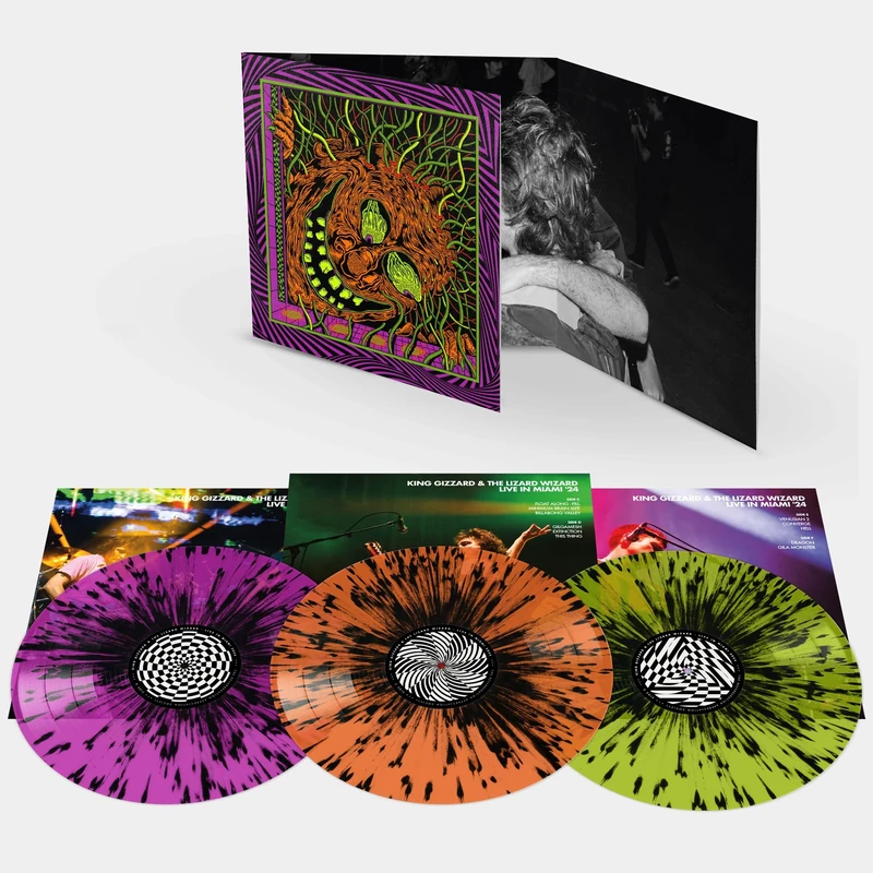 King Gizzard - Live in Miami '24 (Triple Gatefold - Splatter Vinyl) [VINYL]
