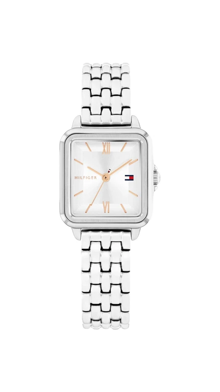 Tommy Hilfiger Three Hand Quartz Movement Watch for Women with Silver Stainless Steel Bracelet - 1782830