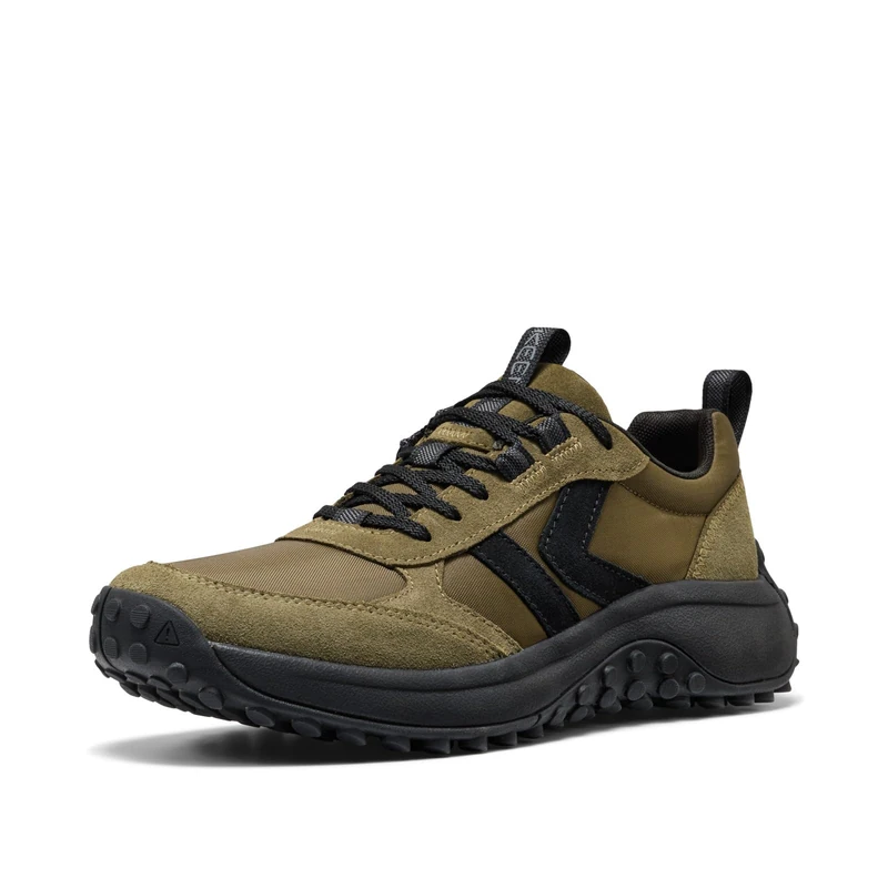 KEEN Men's Ks86 Sneakers, Dark Olive/Black, 7.5