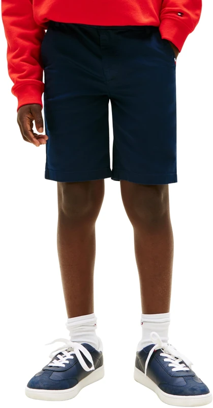 Tommy Hilfiger Boys 1985 Chino Short Blue (Dark Night Navy) 10 Years