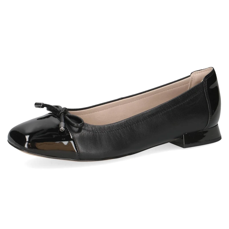 CAPRICE Women's Ballerinas with Heel, Black (Black Comb), 6.5 UK