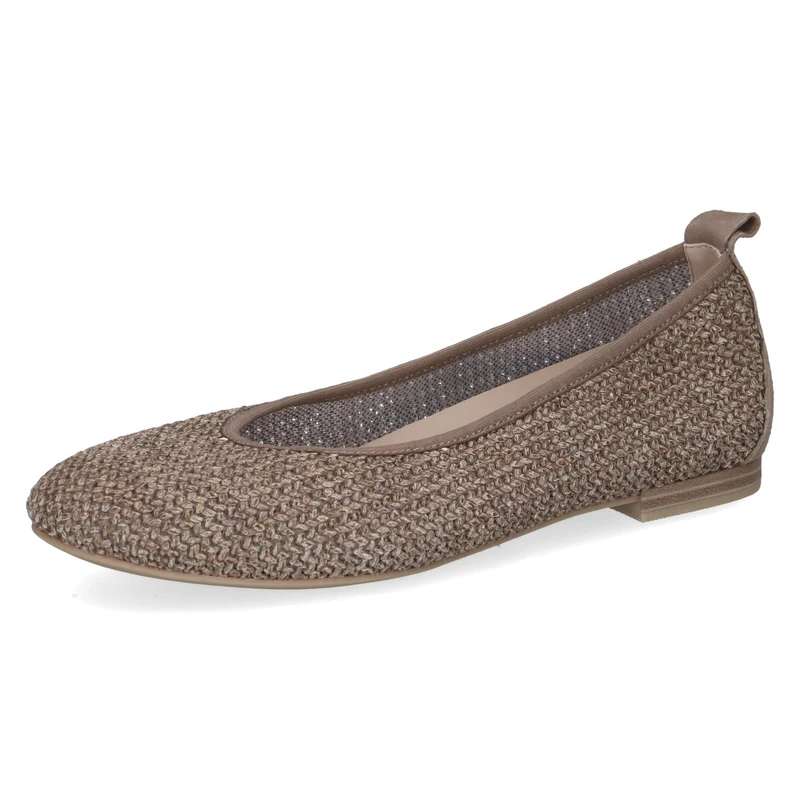 CAPRICE Women's Ballerinas with Heel, Brown (MUD Comb), 6.5 UK