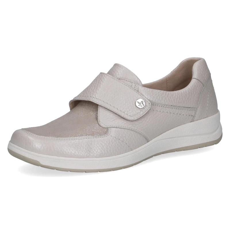 CAPRICE Women's Flat Loafer, White (Pearl Comb), 4 UK