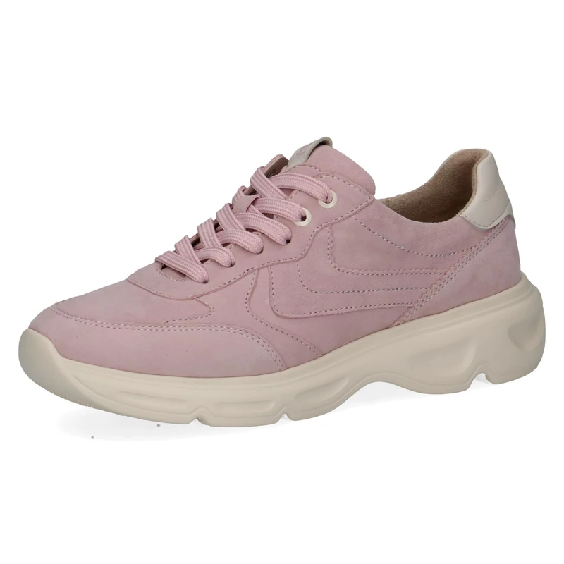 CAPRICE Women's Leather Sneakers, Pink (Rose Comb), 5 UK