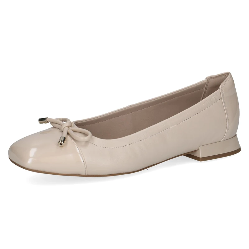 CAPRICE Women's Ballerinas with Heel, Beige (Cream Pearl CO), 6 UK