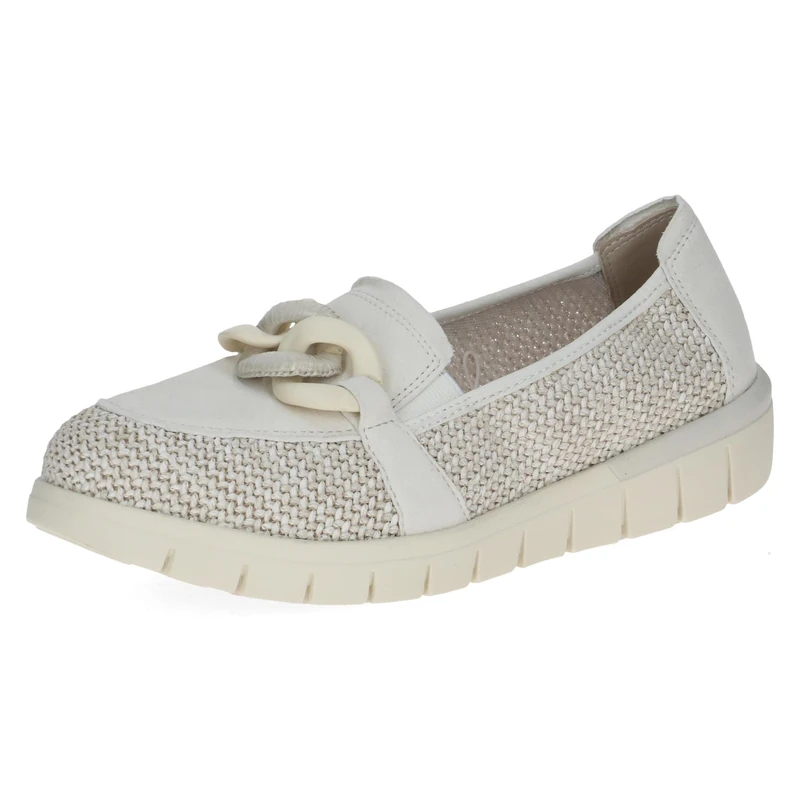 CAPRICE Women's Flat Loafer, Yellow (Vanilla Comb), 5 UK