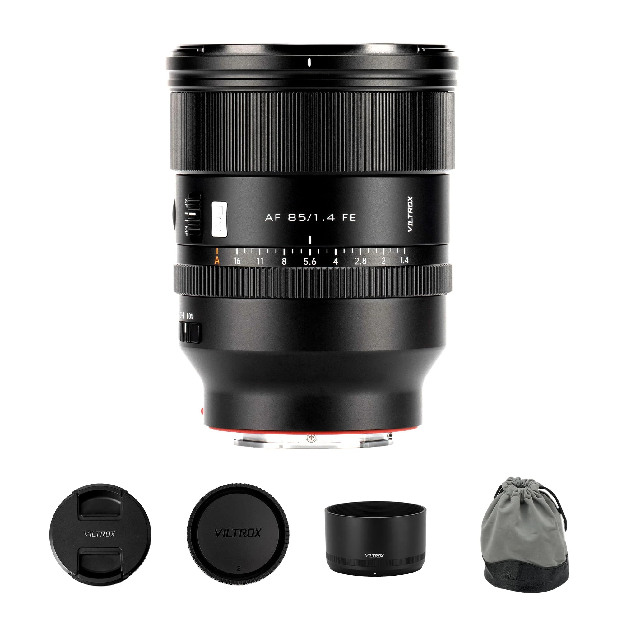 VILTROX 85mm F1.4 Pro FE Full Frame Lens Auto Focus Large Aperture Prime Portrait Lens with Hyper VCM Motor Compatible with Sony E-Mount Cameras a7c a7RII a7RIII a7RIV a7SIII a9 FX3 A1 A93 ZVE1