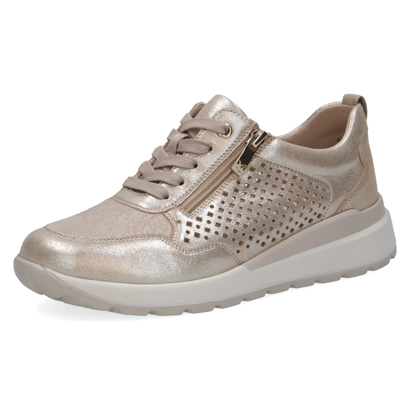 CAPRICE Women's 9-23764-46 Trainers, Taupe Comb, 40 EU Wide