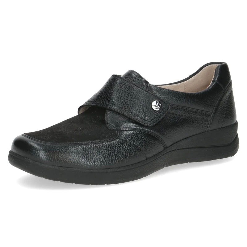 CAPRICE Women's Flat Loafer, Black (Black Comb), 6.5 UK