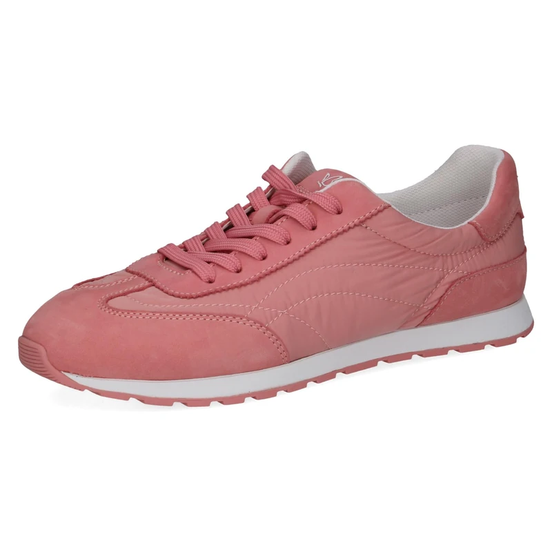 CAPRICE Women's Flat Sneakers, Pink (Pink Comb), 4 UK