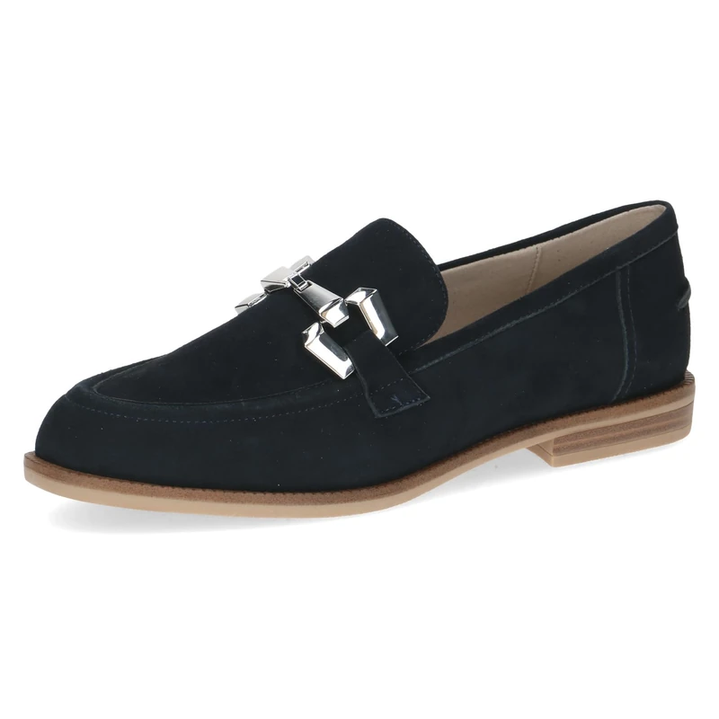 CAPRICE Women’s Leather Slip-ons, Blue (Ocean Suede), 4 UK - Image 1
