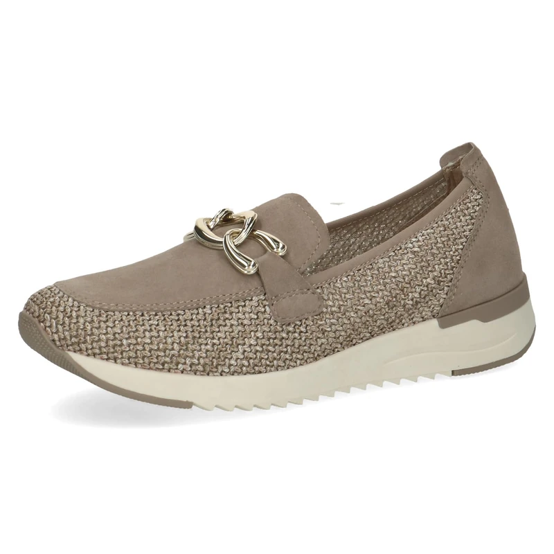 CAPRICE Women's Flat Loafer, Brown (MUD Comb), 4 UK