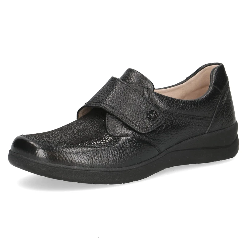 CAPRICE Women's Flat Loafer, Black (Black Comb), 5 UK