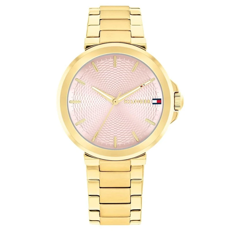 Tommy Hilfiger Three Hand Quartz Movement Watch for Women with Gold Colored Stainless Steel Bracelet - 1782779