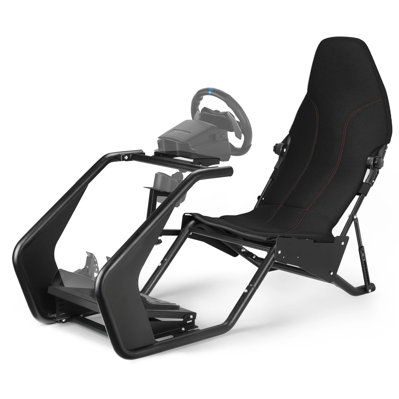 RACGTING Racing Simulator Cockpit for Logitech G PRO Racing Wheel/G29/G920/G923, for FANATEC DD1/DD2,Sim Racing Cockpit for MOZA R9/R3/R12,for Thrustamster T248/T300RS/T-GT/T598/T818