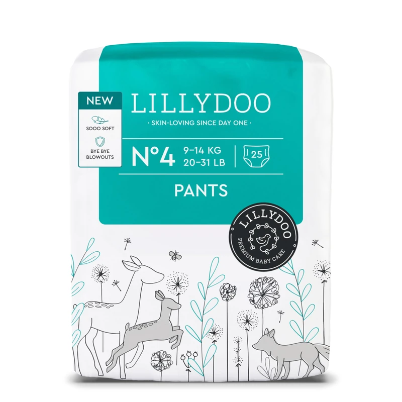 LILLYDOO Diapers-Briefs Size 7 (15+ kg) - 102 Count Monthly Box
