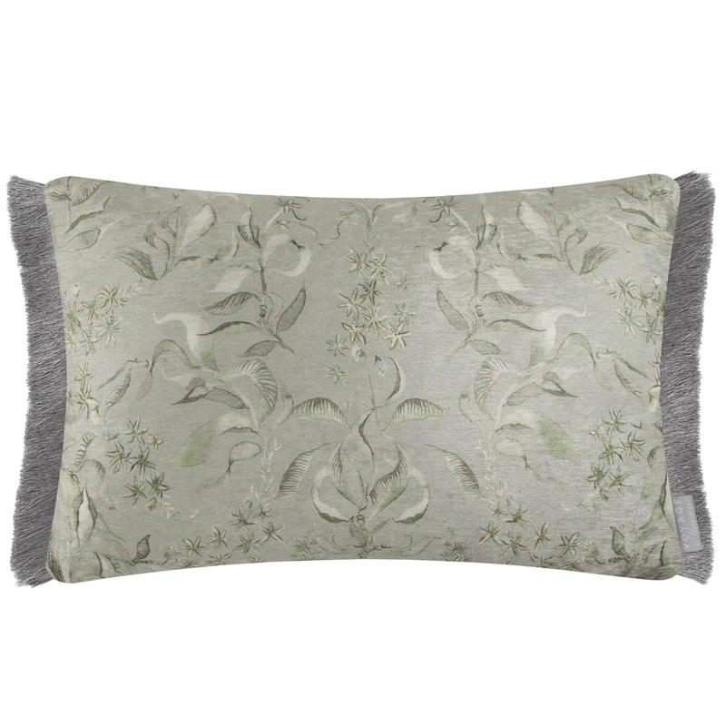 Voyage Maison Hettie Feather Filled Cushion – Floral Damask Watercolour Botanical Décor (Eden - 40x60cm)