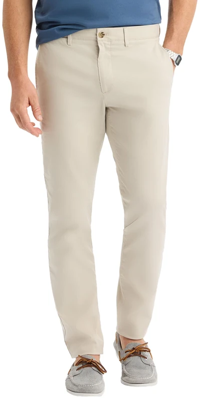 Dockers Men's Crafted Khaki Slim Tapered, GRIT, 33 32