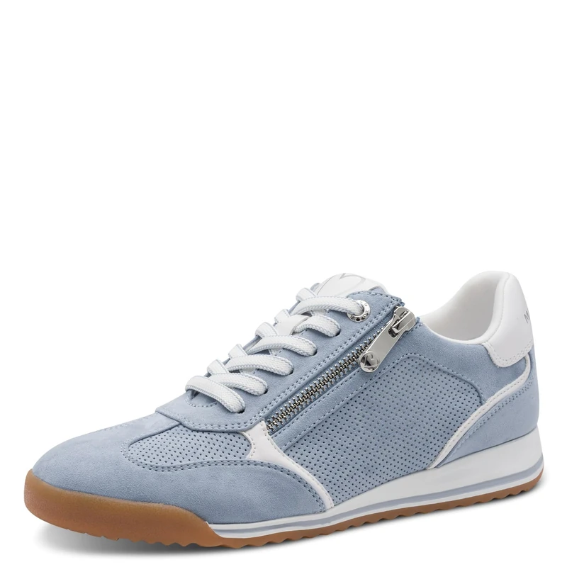 MARCO TOZZI Women's Sneaker Soft Feel Me Removable Footbed Soft Lining Modern, Blue (Polar), 5.5 UK