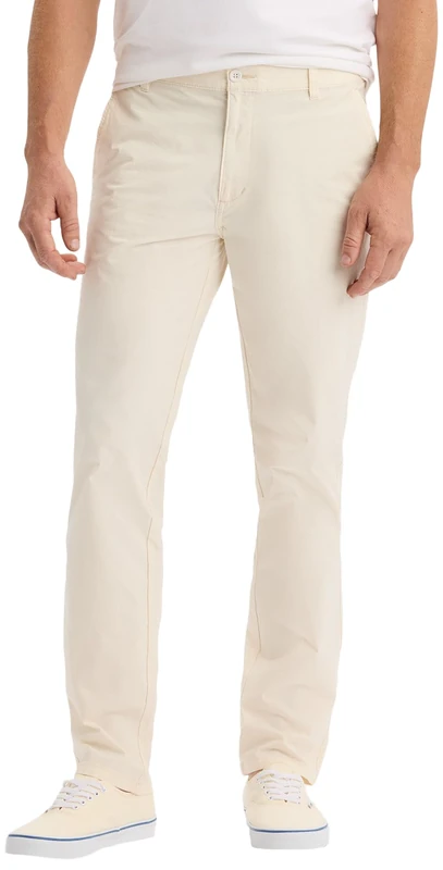 Dockers Men's Ultimate 360 Chino Slim, Buttercream, 33 32