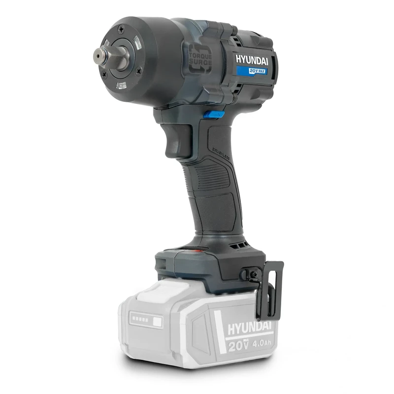 HYUNDAI 20V Cordless Impact Wrench, 700Nm High-Torque, ½’’ Square Driver with Friction Ring, Bare Unit | IW20X-700