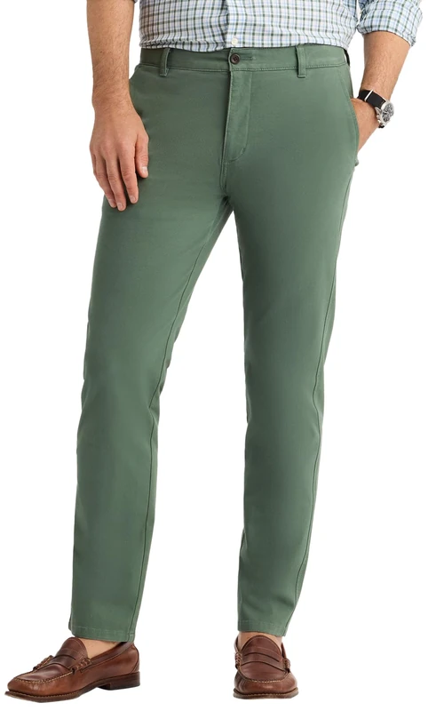 Dockers Men's Ultimate 360 Chino Slim, Duck Green, 28 32