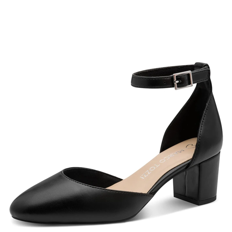 MARCO TOZZI Women's Pumps Soft Feel Me Footbed Soft Lining Vegan Trendy, Black (Black), 8.5 UK - Image 1
