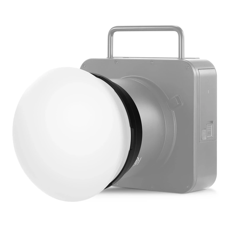 NEEWER Silicone Diffuser with Magnetic Adapter Ring for Q4&Q6 Outdoor Flash, Speedlite Light Modifier Shaper for Portrait, Product Photography, Weddings, Commercial, CRS10