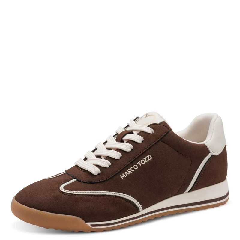 MARCO TOZZI Women's Sneaker Brown - Removable Footbed