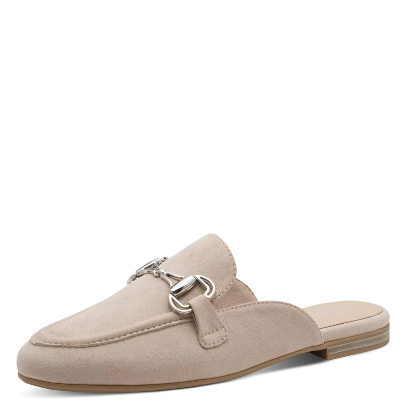 MARCO TOZZI Women Slipper soft Feel Me footbed soft lining Stylish, beige (DUNE), 4.5 UK