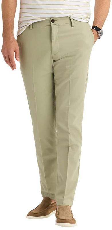 Dockers Men's Signature Stain Defender Slim Creased, Tea, 30 32