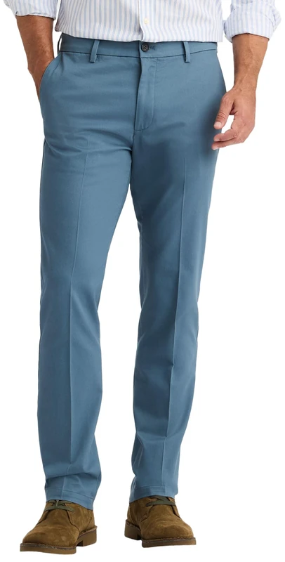 Dockers Men's Signature Stain Defender Slim Creased, Bering SEA, 28 32 - Image 1