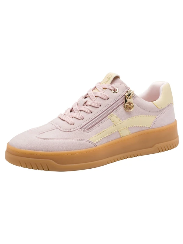 MARCO TOZZI Women's Sneaker soft Feel Me Removable Footbed soft lining Modern, pink (ROSE), 6 UK