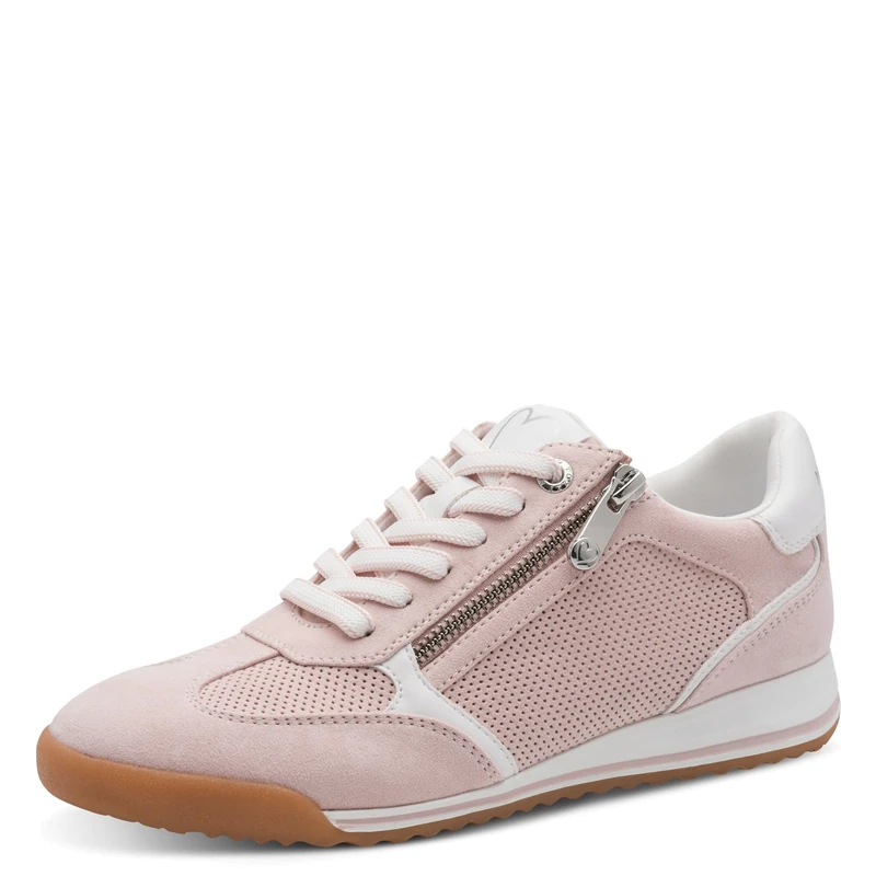 MARCO TOZZI Women's Sneaker Soft Feel Me Removable Footbed Soft Lining Modern, Pink (Rose), 5.5 UK