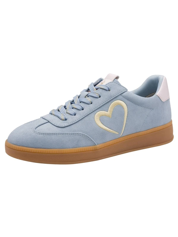 MARCO TOZZI Women's Sneaker Soft Feel Me Removable Footbed Soft Lining Stylish, Blue (LT.Blue), 6 UK - Image 1