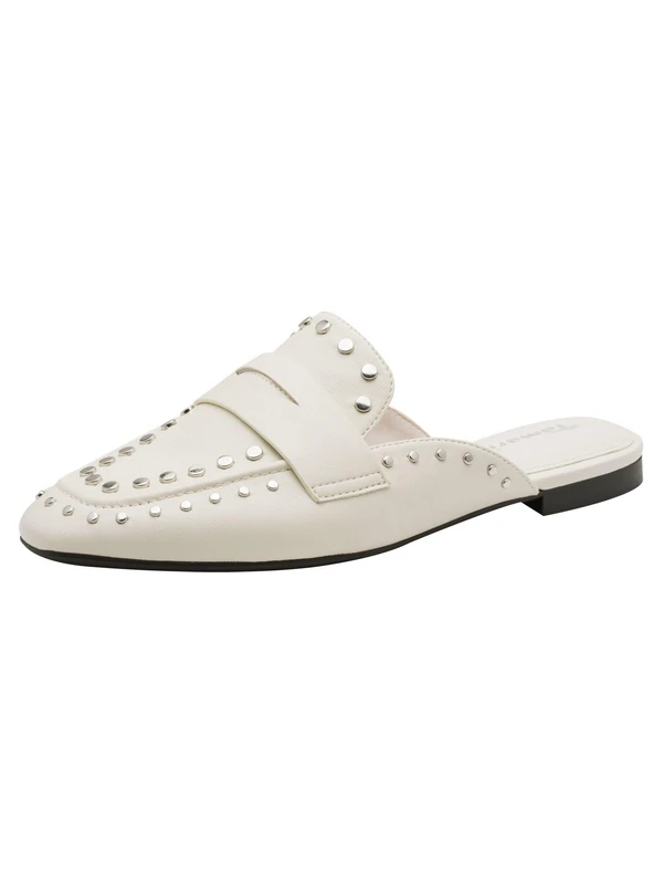 Tamaris Women's flat sabot white 8 UK